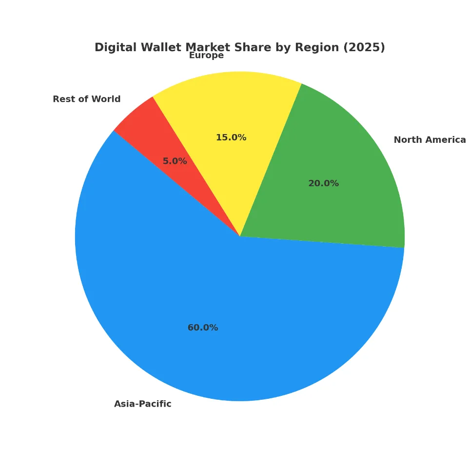 Digital Wallet Market Share by Region